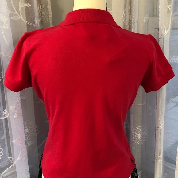 Le Tigre red polo crop shirt -  tiger SZ M classic - Picture 6 of 13